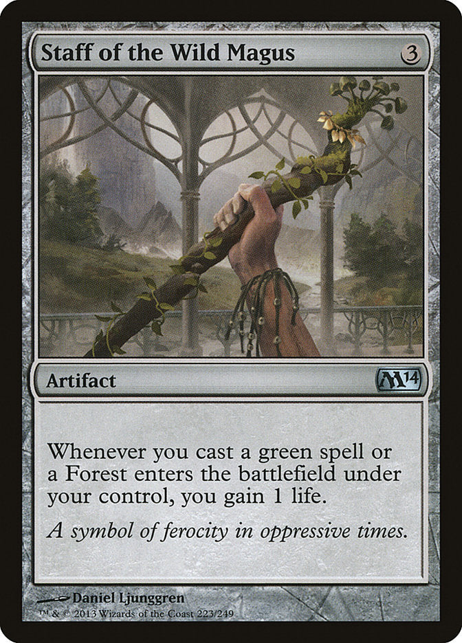 Staff of the Wild Magus [Magic 2014] Magic: The Gathering