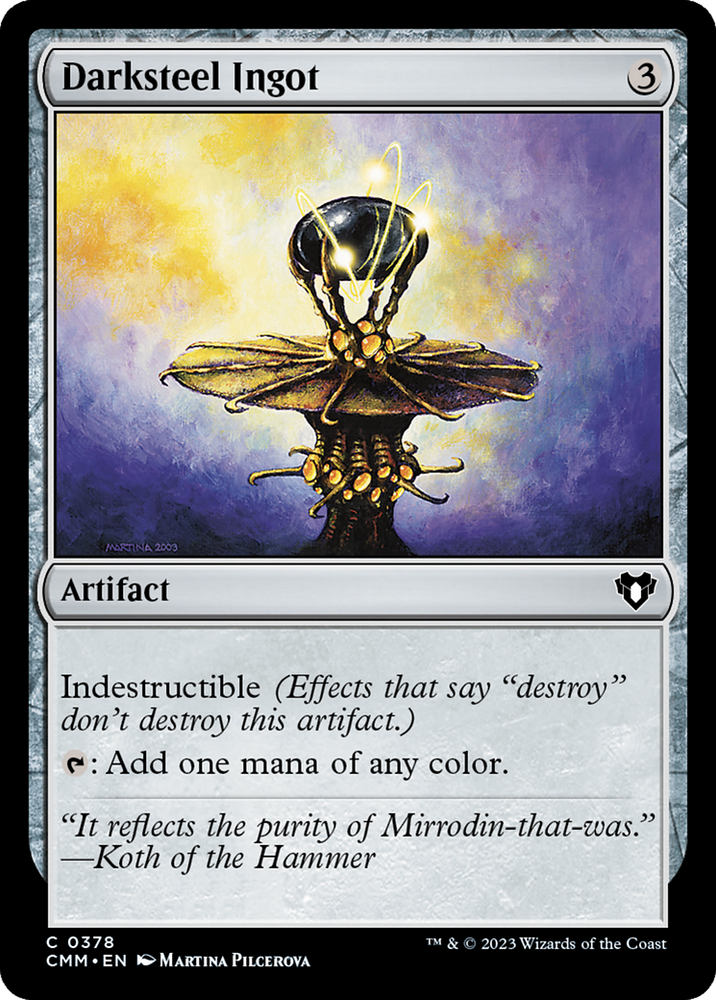Darksteel Ingot [Commander Masters] Magic: The Gathering