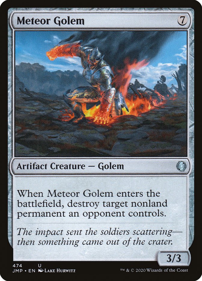 Meteor Golem [Jumpstart] Magic: The Gathering