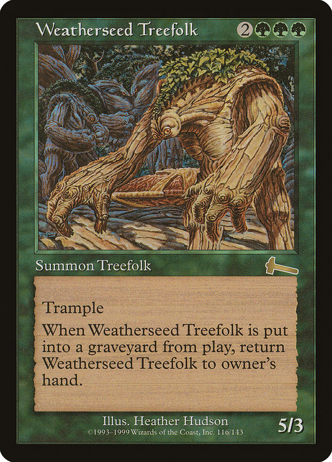 Weatherseed Treefolk [Urza's Legacy] Magic: The Gathering