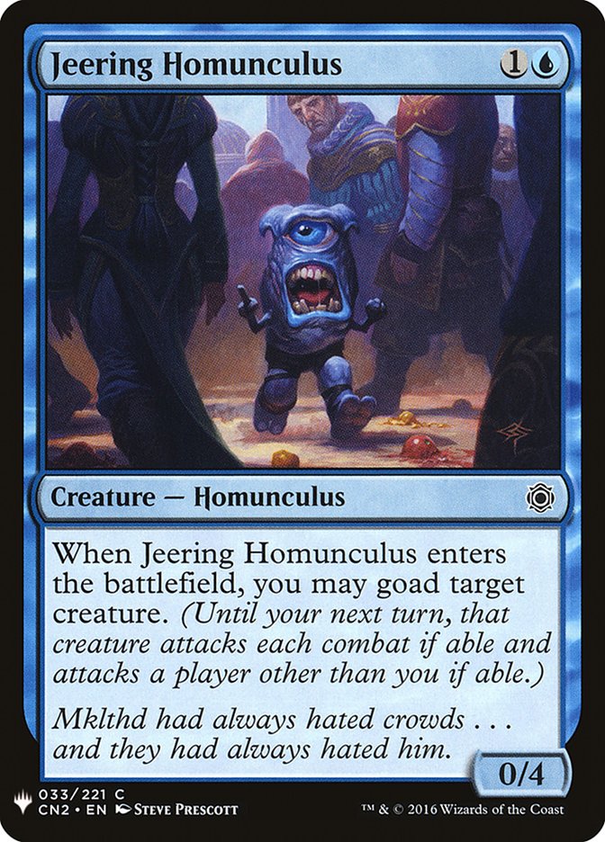 Jeering Homunculus [Mystery Booster] Magic: The Gathering