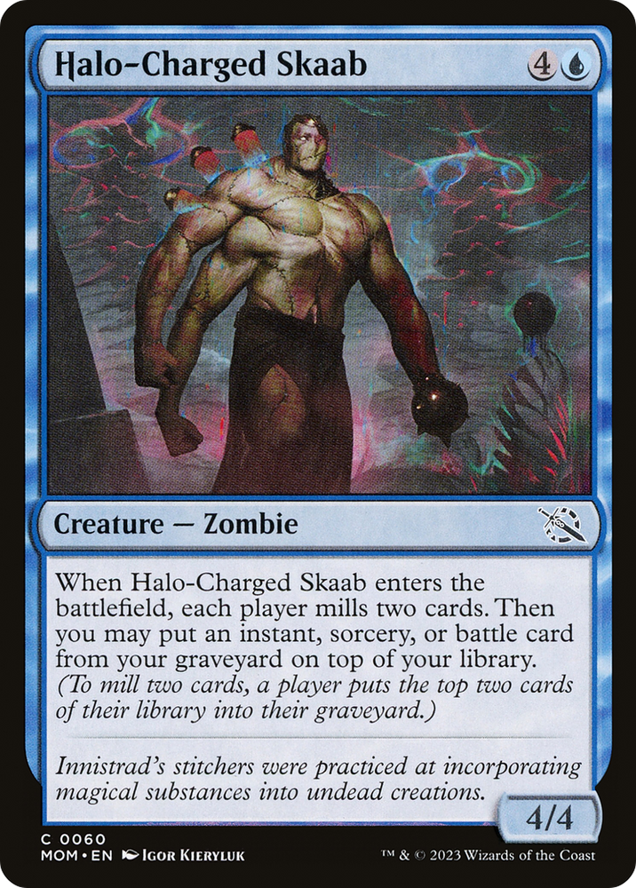 Halo-Charged Skaab [March of the Machine] Magic: The Gathering