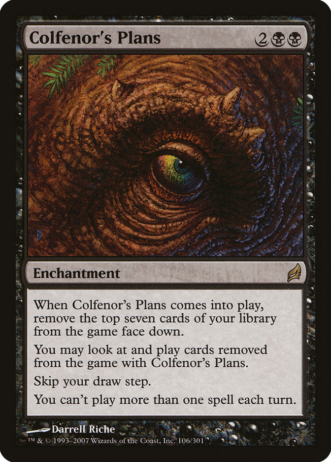 Colfenor's Plans [Lorwyn] Magic: The Gathering