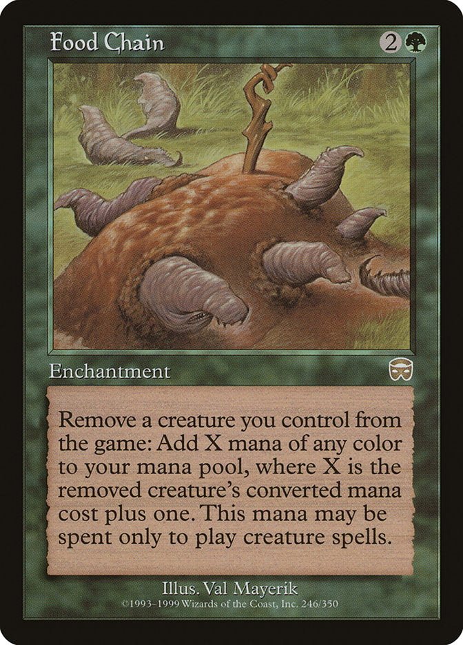 Food Chain [Mercadian Masques] Magic: The Gathering