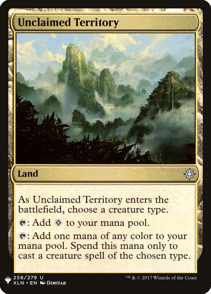 Unclaimed Territory [Mystery Booster] Magic: The Gathering