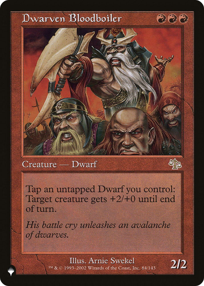 Dwarven Bloodboiler [The List] Magic: The Gathering