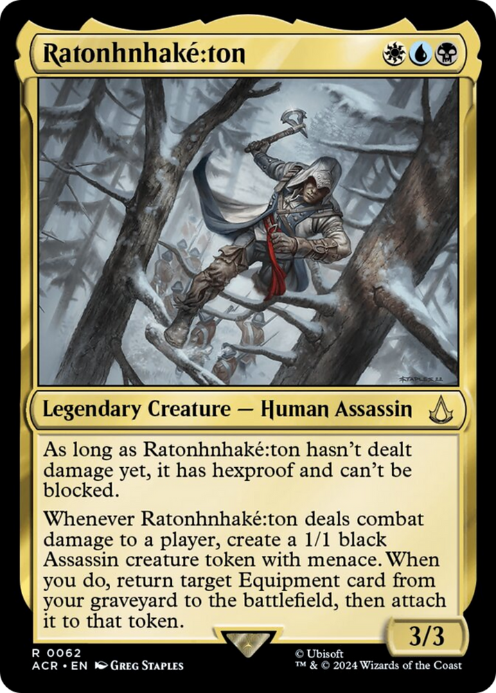 Ratonhnhake:ton [Assassin's Creed] Magic: The Gathering