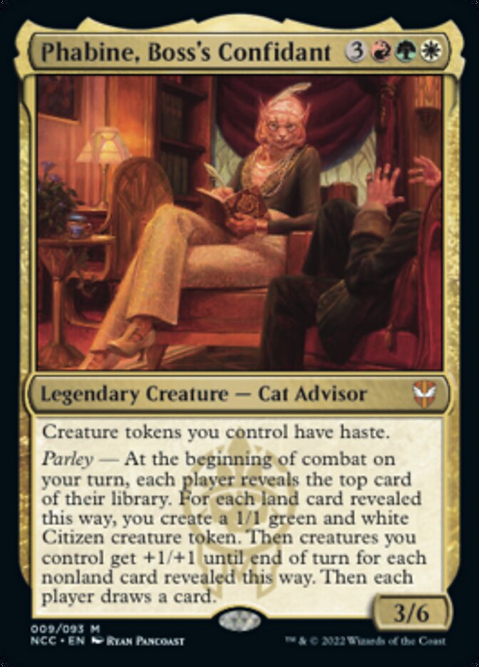 Phabine, Boss's Confidant [Streets of New Capenna Commander] Magic: The Gathering