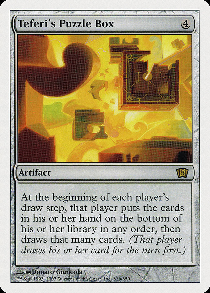 Teferi's Puzzle Box [Eighth Edition] Magic: The Gathering