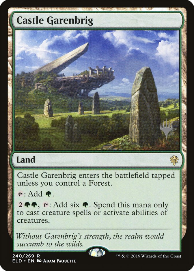 Castle Garenbrig (Promo Pack) [Throne of Eldraine Promos] Magic: The Gathering