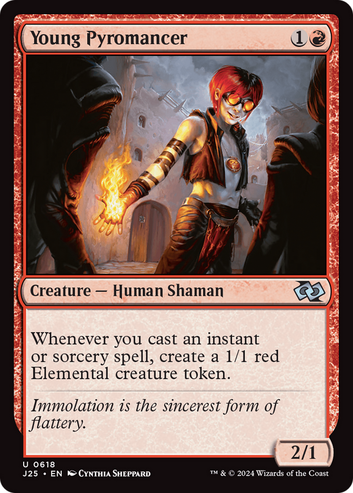 Young Pyromancer [Foundations Jumpstart] Magic: The Gathering