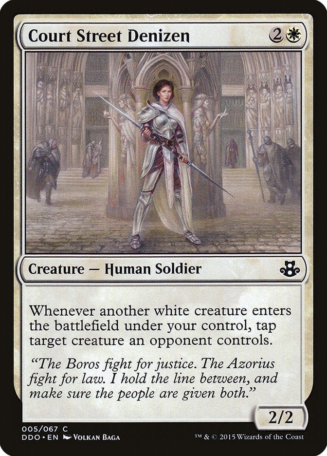 Court Street Denizen [Duel Decks: Elspeth vs. Kiora] Magic: The Gathering