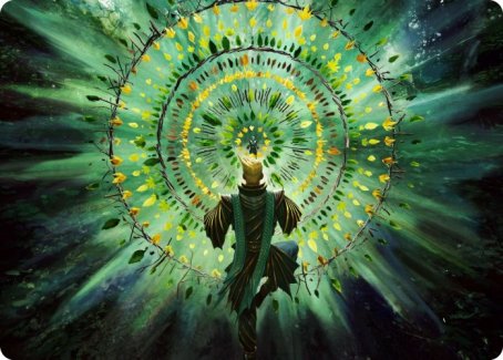 Verdant Mastery Art Card [Strixhaven: School of Mages Art Series] Magic: The Gathering