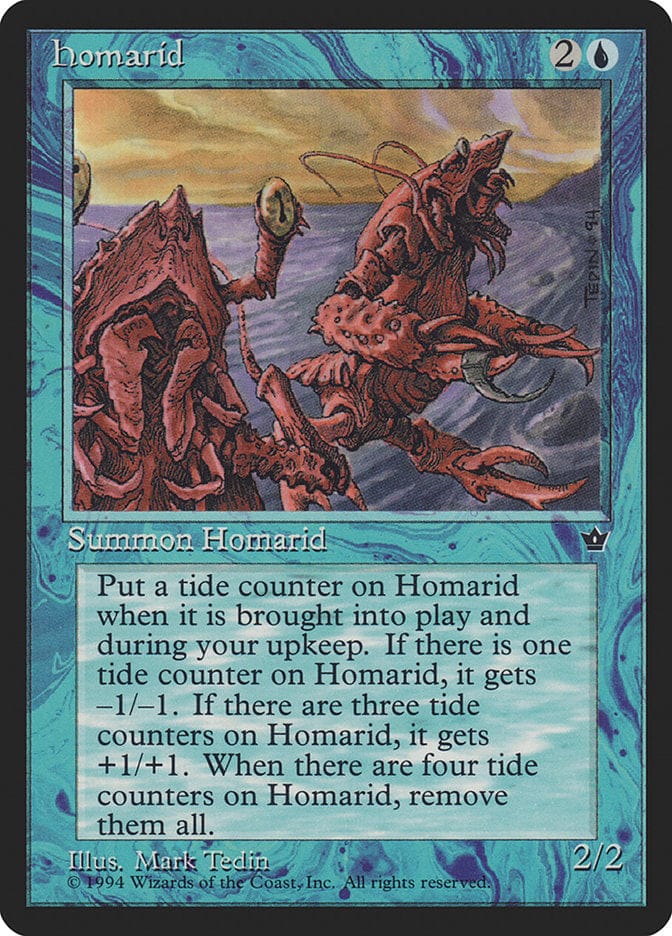 Homarid (Mark Tedin) [Fallen Empires] Magic: The Gathering