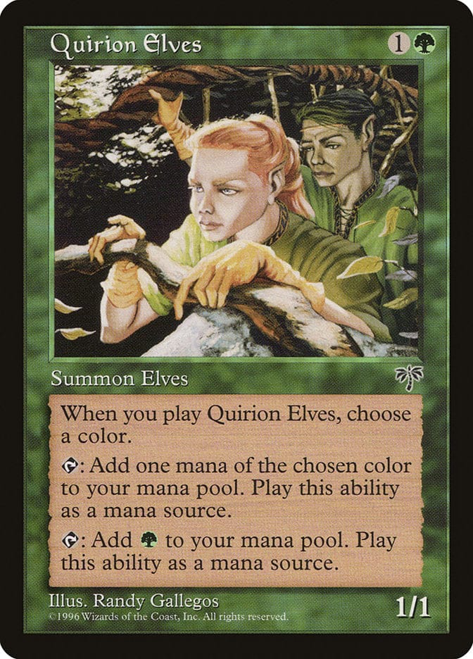 Quirion Elves [Mirage] Magic: The Gathering