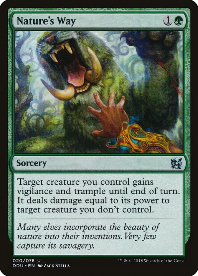 Nature's Way [Duel Decks: Elves vs. Inventors] Magic: The Gathering