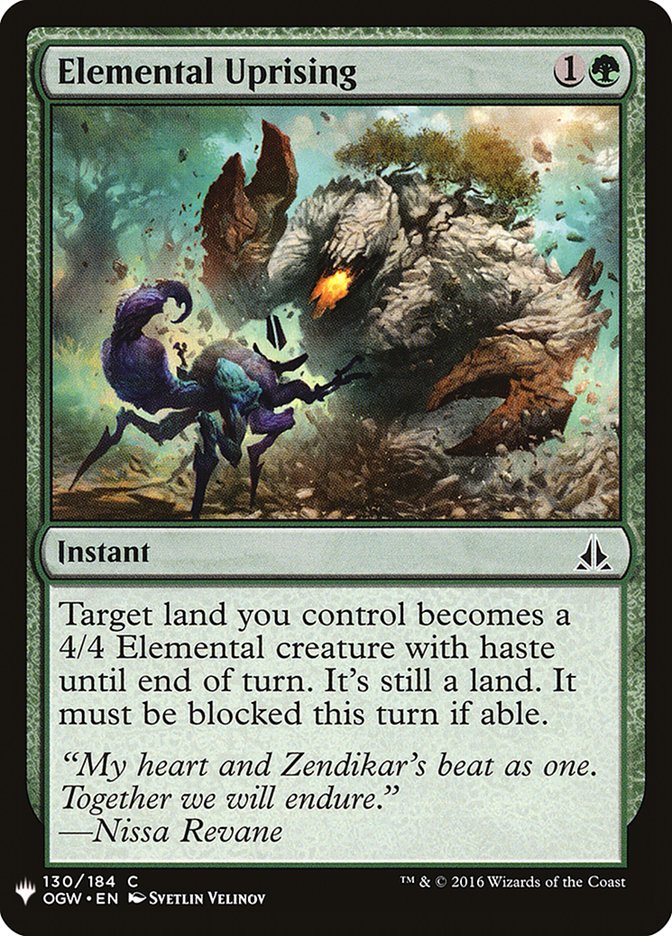 Elemental Uprising [Mystery Booster] Magic: The Gathering