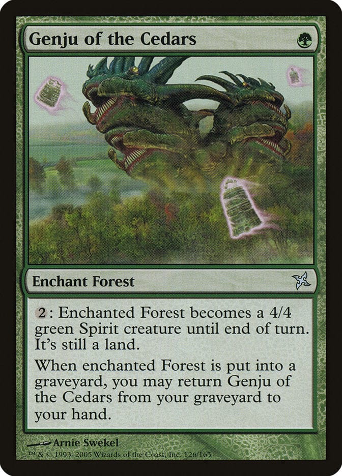 Genju of the Cedars [Betrayers of Kamigawa] Magic: The Gathering