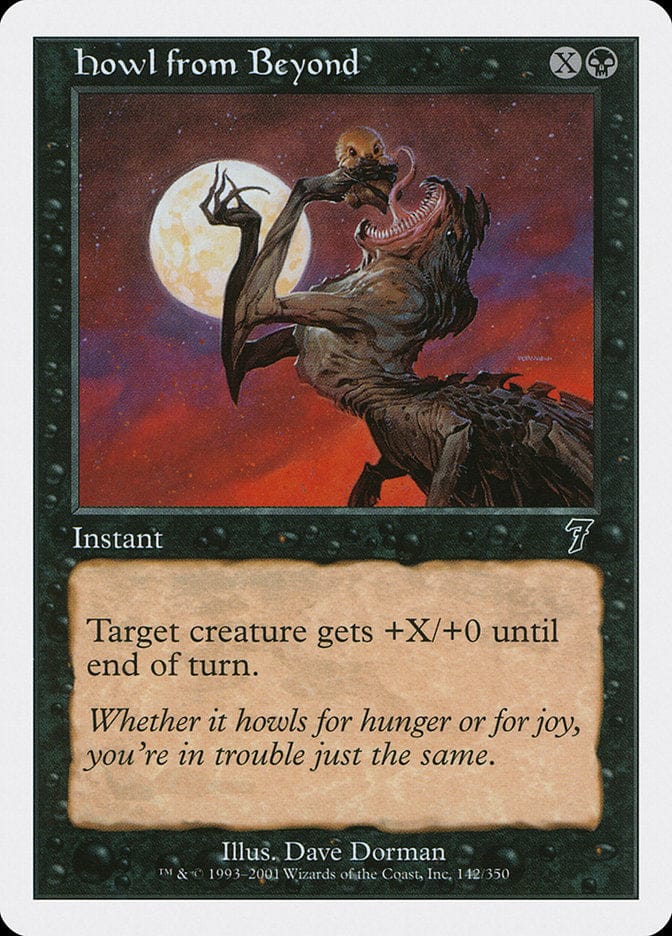 Howl from Beyond [Seventh Edition] Magic: The Gathering