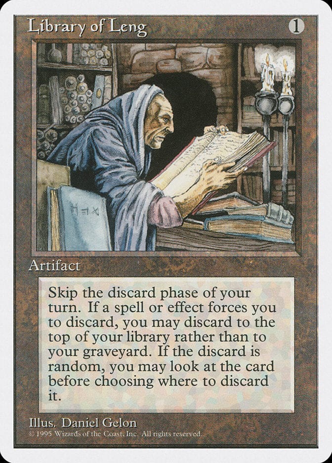 Library of Leng [Fourth Edition] Magic: The Gathering
