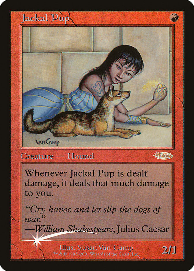 Jackal Pup [Friday Night Magic 2001] Magic: The Gathering