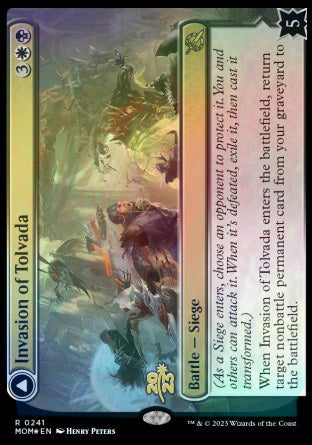 Invasion of Tolvada // The Broken Sky [March of the Machine Prerelease Promos] Magic: The Gathering