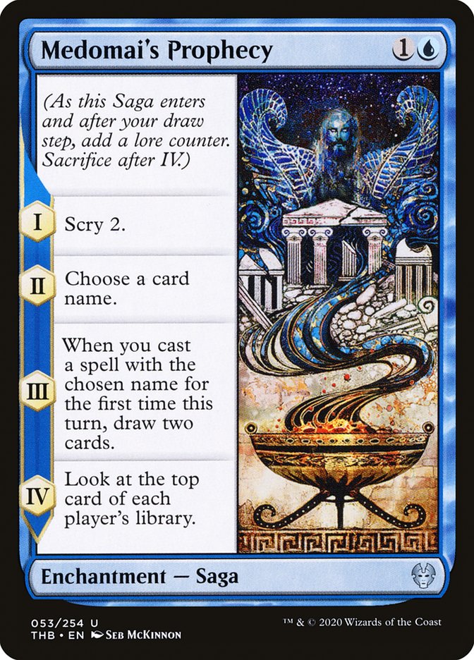 Medomai's Prophecy [Theros Beyond Death] Magic: The Gathering