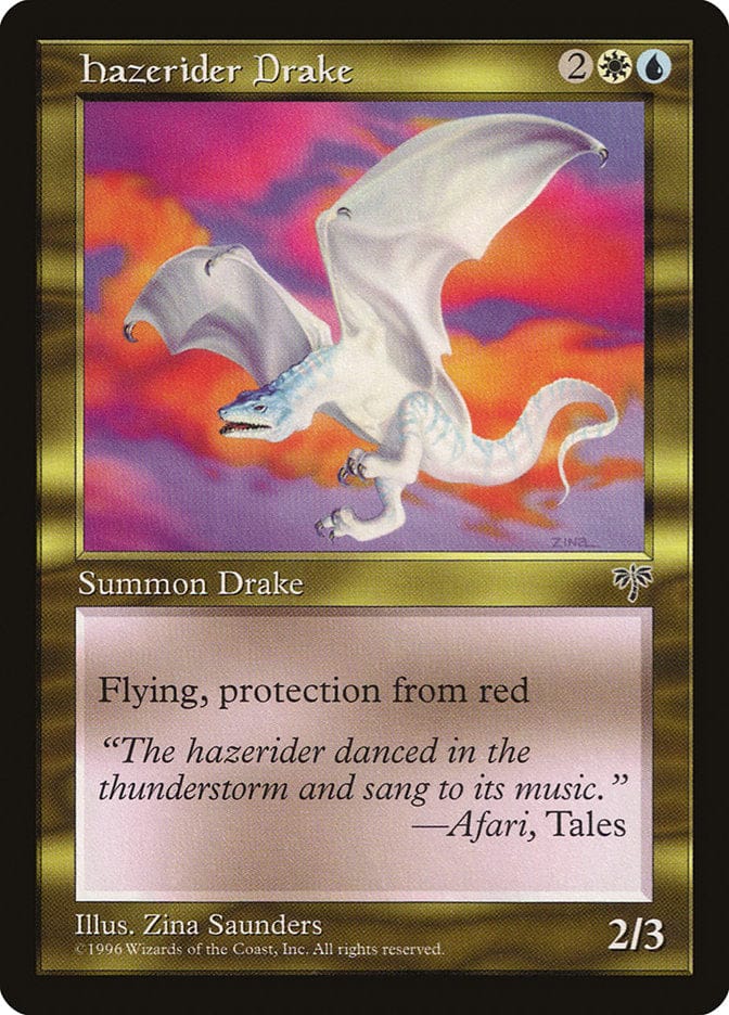 Hazerider Drake [Mirage] Magic: The Gathering