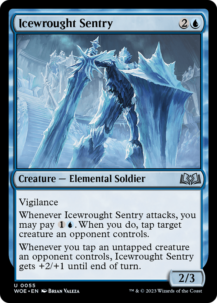 Icewrought Sentry [Wilds of Eldraine] Magic: The Gathering
