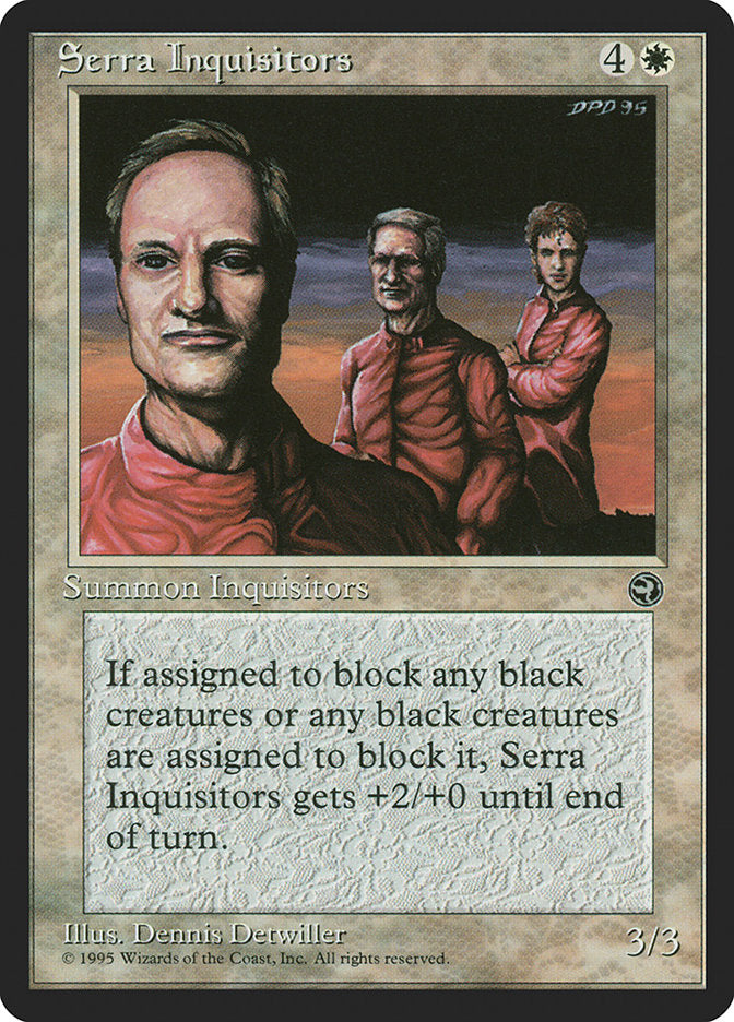 Serra Inquisitors [Homelands] Magic: The Gathering