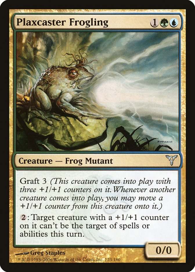 Plaxcaster Frogling [Dissension] Magic: The Gathering