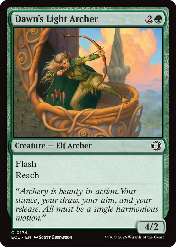 Dawn's Light Archer [Lorwyn Eclipsed] Magic: The Gathering