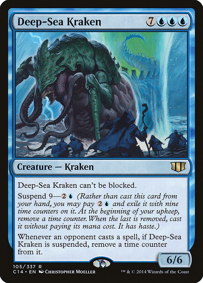 Deep-Sea Kraken [Commander 2014] Magic: The Gathering