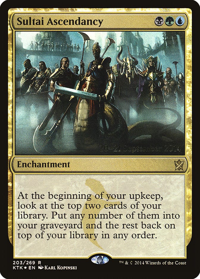 Sultai Ascendancy [Khans of Tarkir Prerelease Promos] Magic: The Gathering