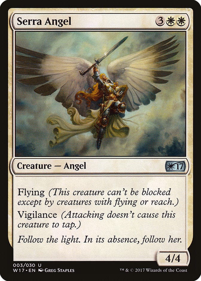 Serra Angel [Welcome Deck 2017] Magic: The Gathering