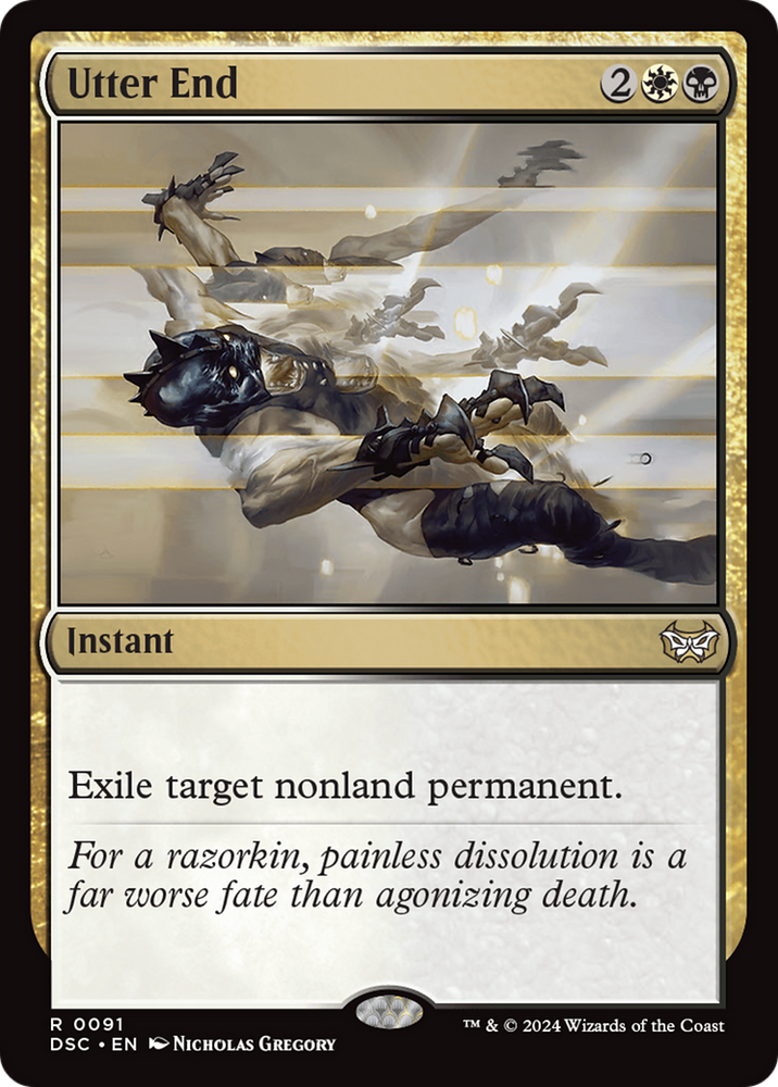 Utter End [Duskmourn: House of Horror Commander] Magic: The Gathering