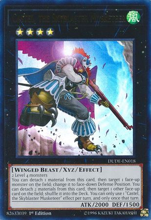 Castel, the Skyblaster Musketeer [DUDE-EN018] Ultra Rare - Yugioh Cards For Your TCG Needs!