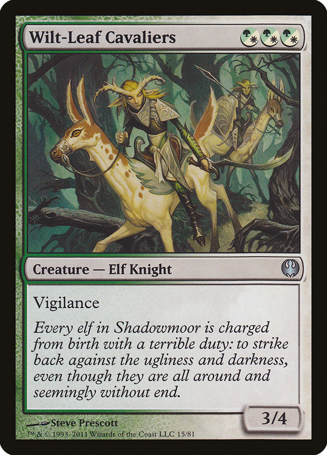 Wilt-Leaf Cavaliers [Duel Decks: Knights vs. Dragons] Magic: The Gathering