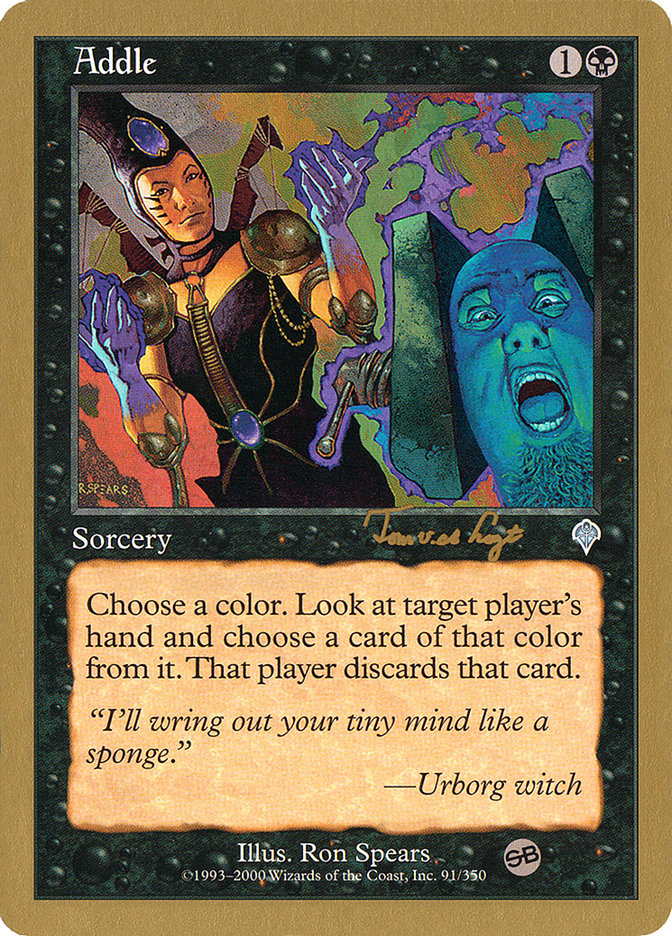 Addle (Tom van de Logt) (SB) [World Championship Decks 2001] Magic: The Gathering