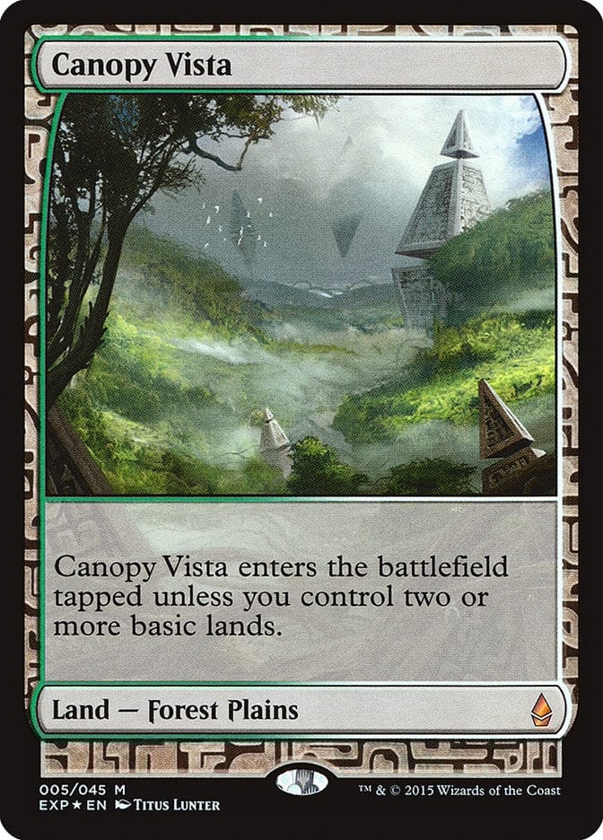 Canopy Vista [Zendikar Expeditions] Magic: The Gathering