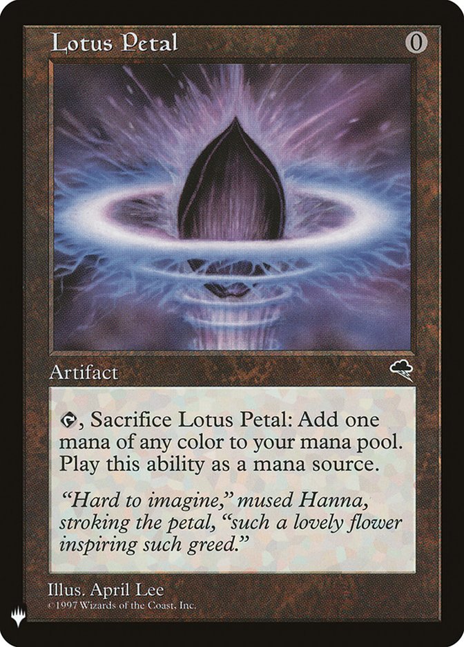 Lotus Petal [Mystery Booster] Magic: The Gathering