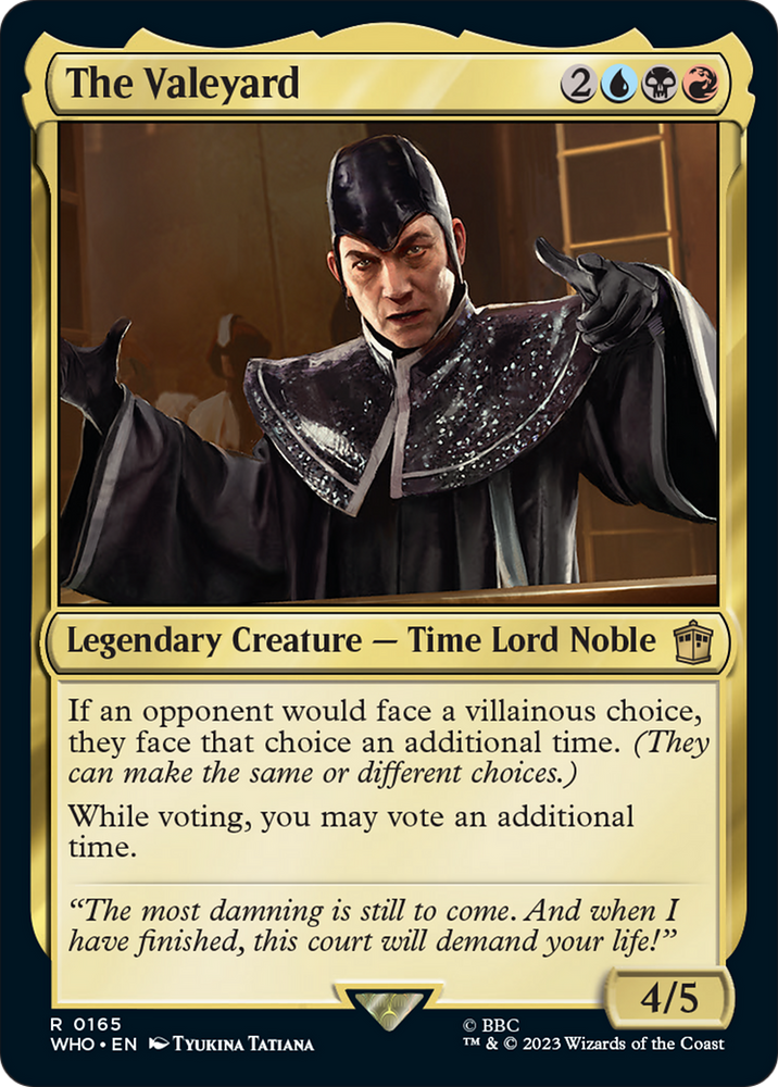 The Valeyard [Doctor Who] Magic: The Gathering