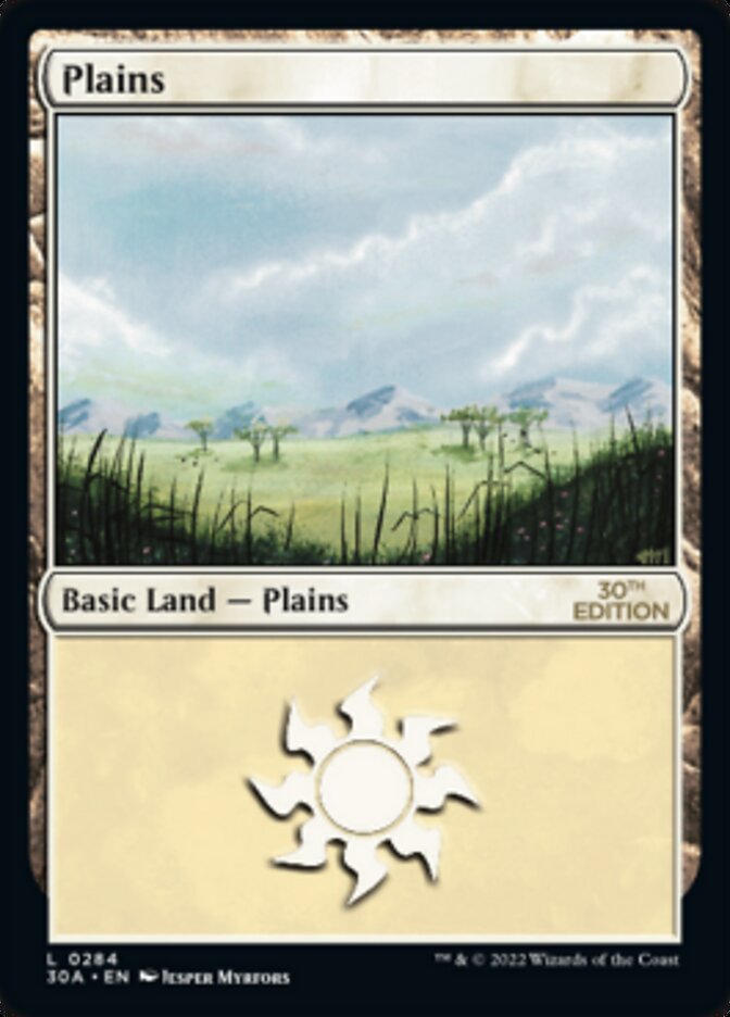 Plains (284) [30th Anniversary Edition] Magic: The Gathering