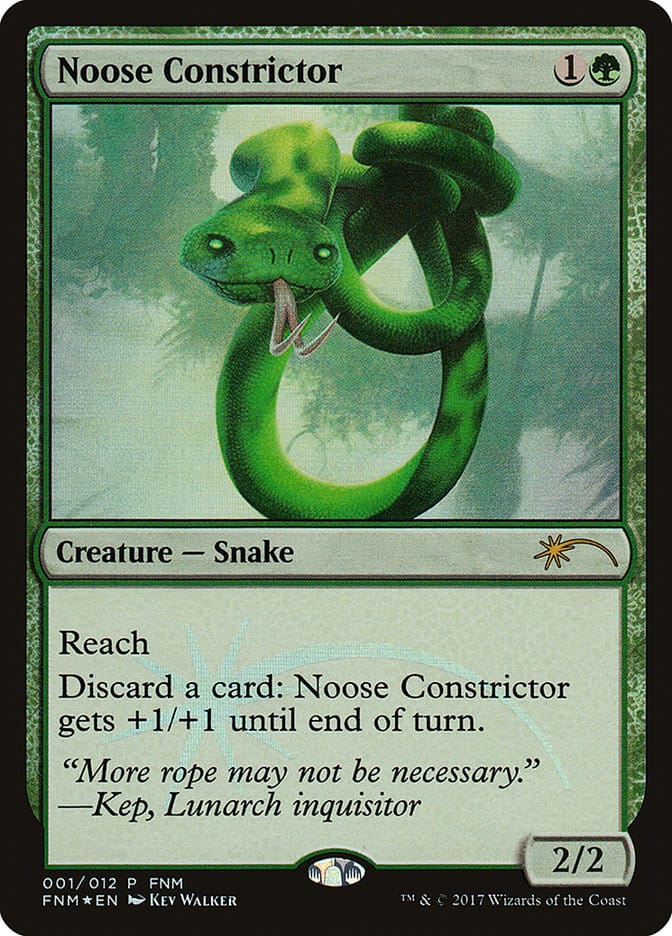 Noose Constrictor [Friday Night Magic 2017] Magic: The Gathering