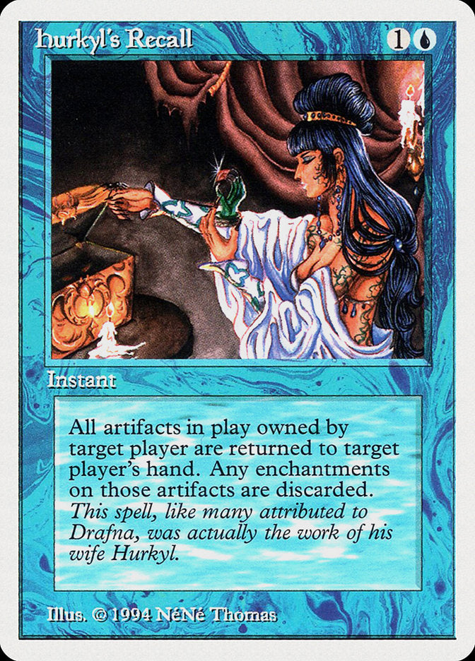 Hurkyl's Recall [Summer Magic / Edgar] Magic: The Gathering
