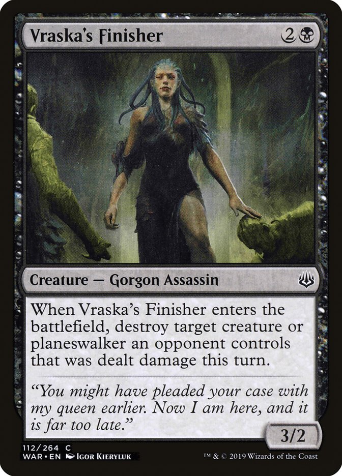 Vraska's Finisher [War of the Spark] Magic: The Gathering