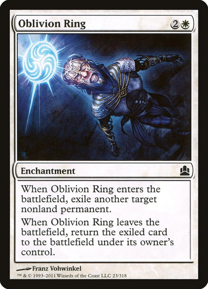 Oblivion Ring [Commander 2011] Magic: The Gathering