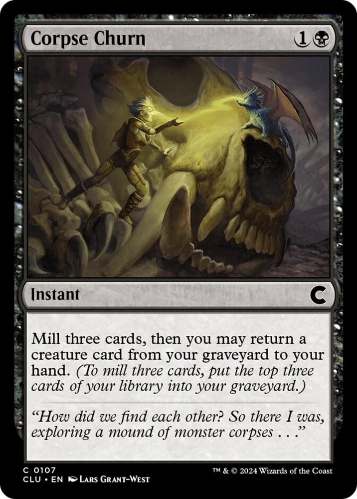 Corpse Churn [Ravnica: Clue Edition] Magic: The Gathering