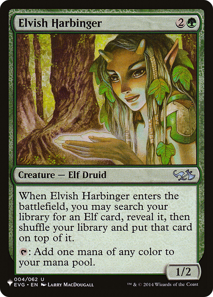 Elvish Harbinger [The List] Magic: The Gathering
