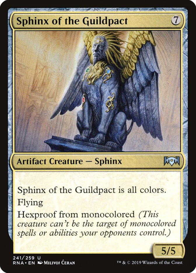 Sphinx of the Guildpact [Ravnica Allegiance] Magic: The Gathering